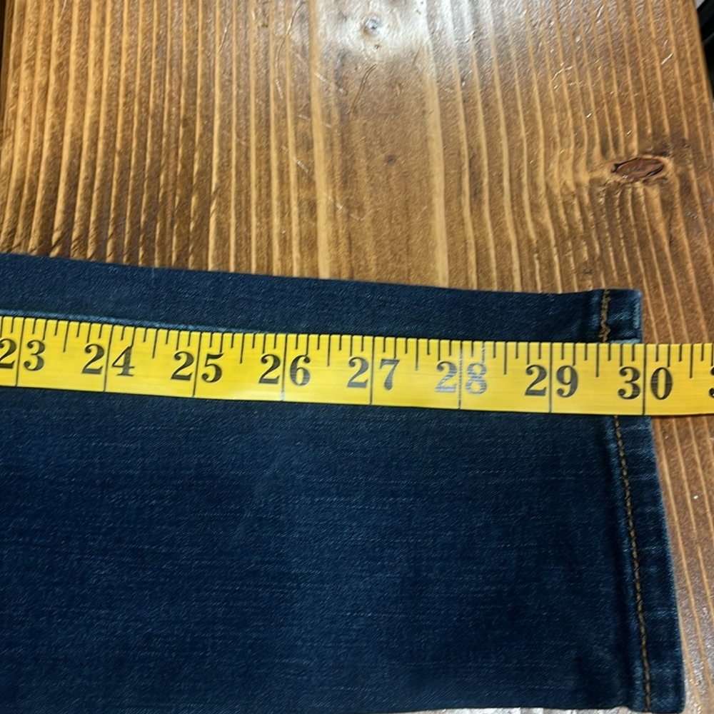 American Eagle Women's Stretchy Dark Blue Jeans Jeggings Skinny Jeans 2 Long - Picture 7 of 7